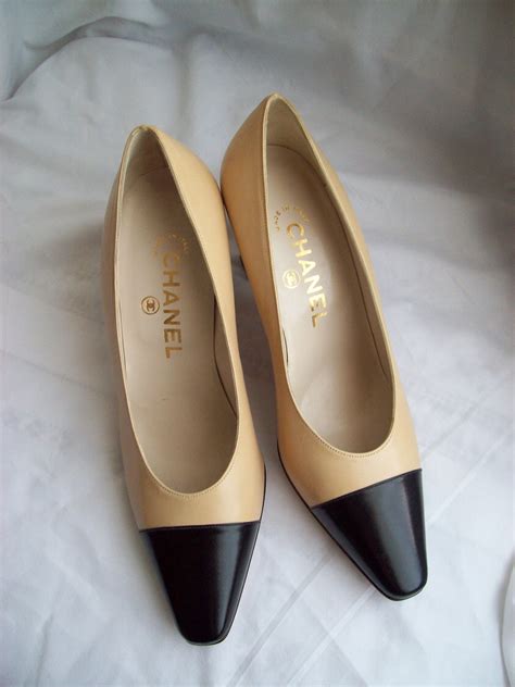 used chanel pumps|vintage Chanel pumps.